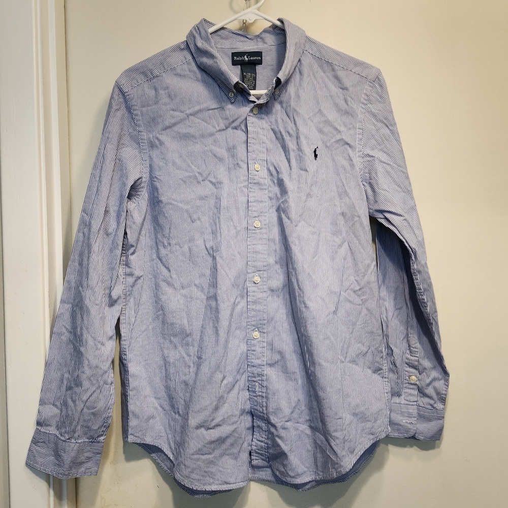 Ralph Lauren Light Blue Kids Button Down Shirt